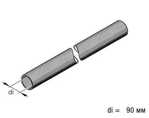Гофра глушителя EBERSPAECHER 10 2114 37 00 00 L= d=