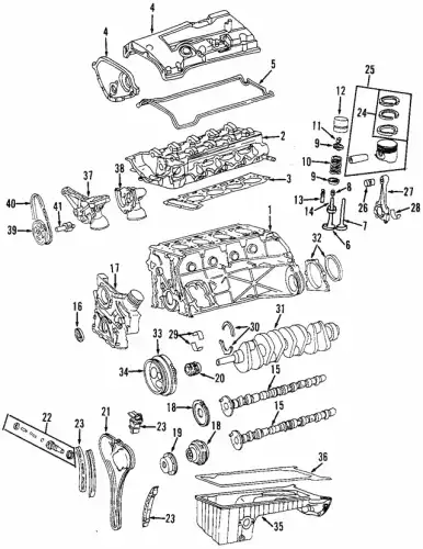 Распредвал MB 111 050 41 01