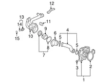 COVER,ENG COOL THERM HSG 24447272 PONTIAC