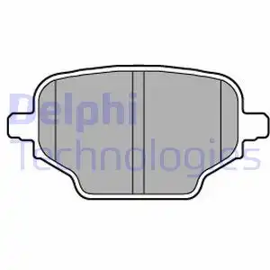Тормозные колодки дисковые DELPHI LP3580