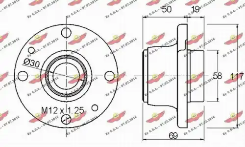 Ступица AUTOKIT 01.702