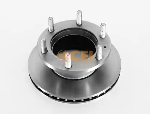 Brake disc 1 pcs NISSAN 215.124 CEI