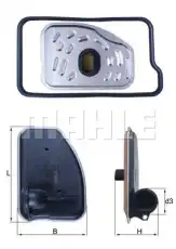 Фильтр АКПП MAHLE HX 238D