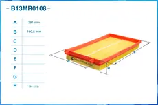 Фильтр воздушный CWORKS B13MR0108