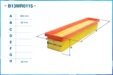 Фильтр воздушный CWORKS B13MR0115