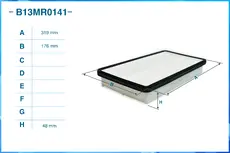 Фильтр воздушный CWORKS B13MR0141