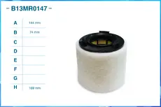 Фильтр воздушный CWORKS B13MR0147