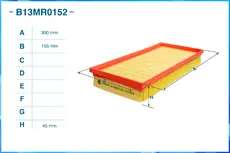 Фильтр воздушный CWORKS B13MR0152
