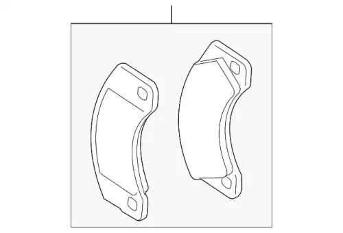Тормозные колодки дисковые PORSCHE 97035194904