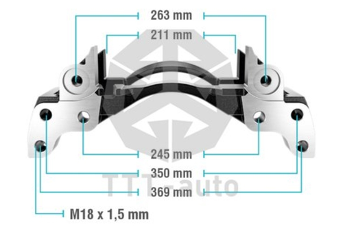 20411 Скоба суппорта WABCO PAN 19-1+ L TTT