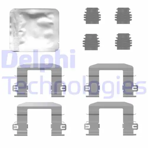 Комплектующие, колодки дискового тормоза LX0780 DELPHI