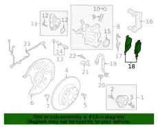 Тормозные колодки дисковые VAG 3Q0698451M