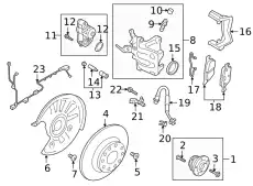 Тормозные колодки дисковые VAG 3Q0698451M