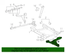 рычаг нижний правый MB 163 330 05 07