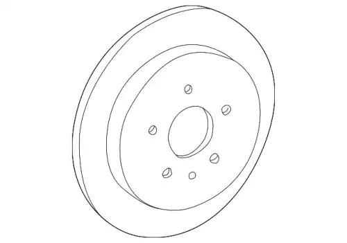 Тормозной диск MB 163 423 01 12