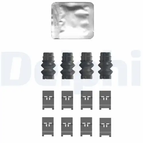 Комплектующие, колодки дискового тормоза LX0753 DELPHI