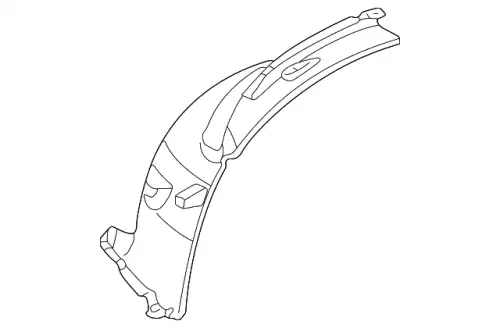 Подкрылок MB 220 690 45 30