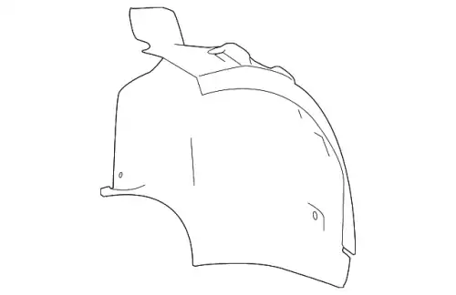 Подкрылок MB 164 884 25 22