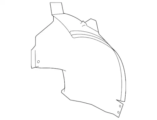 Подкрылок MB 251 884 09 22