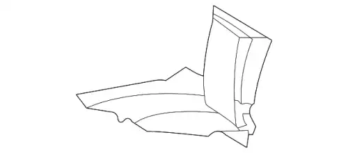 Подкрылок MB 203 884 08 22
