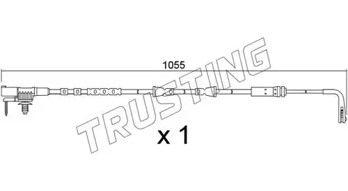 Датчик тормозных колодок TRUSTING SU.391