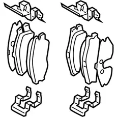 Тормозные колодки дисковые HYUNDAI / KIA 581012FA10