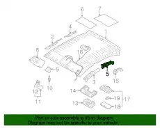 Bracket assy - assist handle mounting rear, lh 853331E500 HYUNDAI
