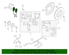 Тормозные колодки дисковые VAG 8W0698451AP
