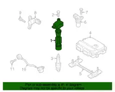 Катушка зажигания MAZDA L3G218100A
