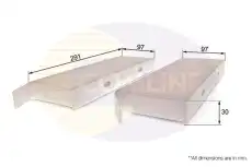 Салонный фильтр COMLINE EKF170
