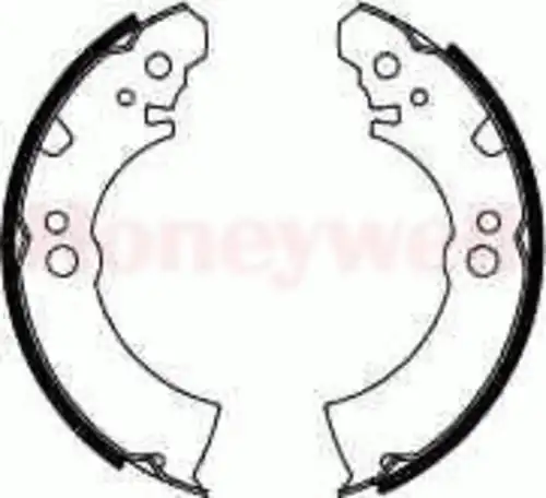 Тормозные колодки барабанные BENDIX 361306B