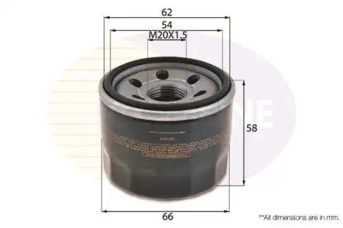 Фильтр масляный COMLINE EOF220