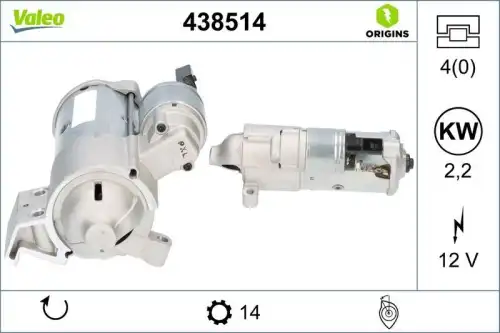 Стартер VALEO 438514