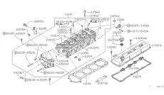 Прокладка ГБЦ NISSAN 1104453F00