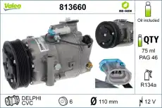 Компрессор, кондиционер !ECHANGE STANDARD \OPEL, VAUXHALL 813660 VALEO