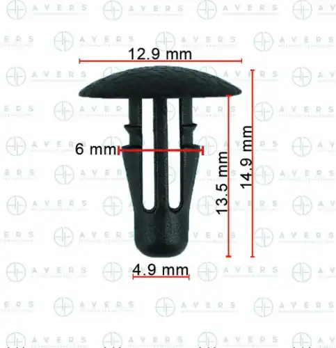 Крепеж 90504S7S013 AVERS