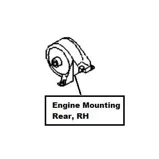 Nissan подушка двигателя SR20 112102F200
