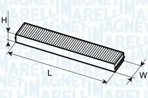 Салонный фильтр MAGNETI MARELLI 350203063070
