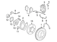 Датчик тормозных колодок PORSCHE 99761268000
