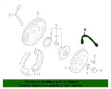 шланг тормозной задн. VW LC62-43-810B MAZDA