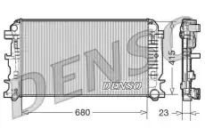 Радиатор системы охлаждения двигателя DENSO DRM17018