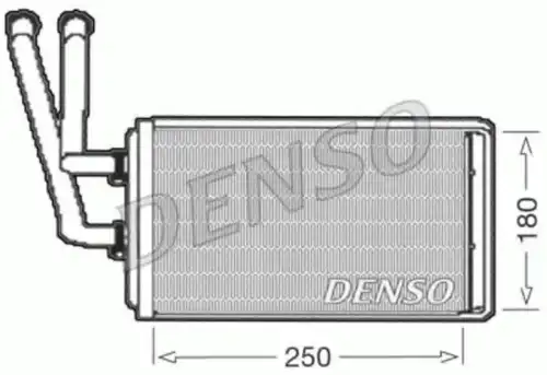 Радиатор печки DENSO DRR09100