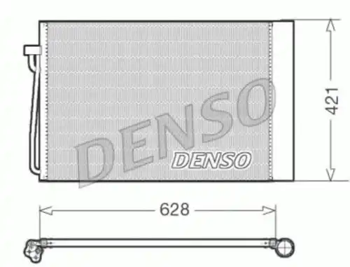 Радиатор кондиционера (конденсатор) DENSO DCN05018