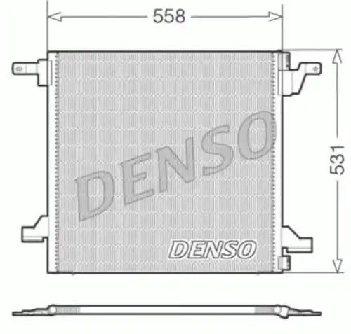 Радиатор кондиционера (конденсатор) DENSO DCN17022