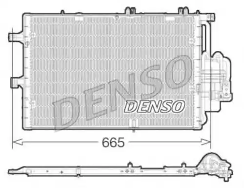 Радиатор кондиционера (конденсатор) DENSO DCN20017