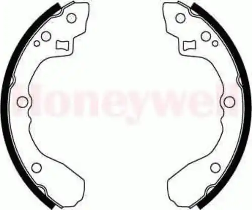 Тормозные колодки барабанные BENDIX 362240B