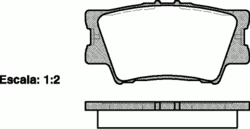 Тормозные колодки дисковые WOKING P13313.00