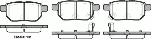КОЛОДКИ TOY AURIS/PRIUS/IQ 1.0-1.8/Hybri P13863.02 WOKING