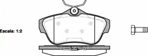 КОЛОДКИ CIT JUMPY/FIAT SCUDO/PGT EXPERT P13993.00 WOKING