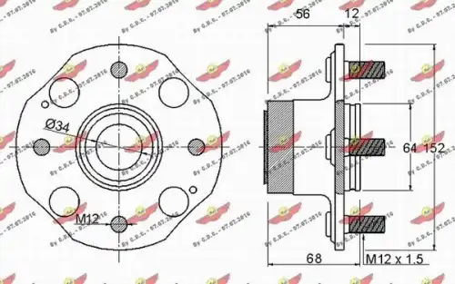 Ступица AUTOKIT 01.97603